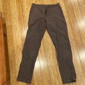 Outlier Mauve injected linen pants size 29